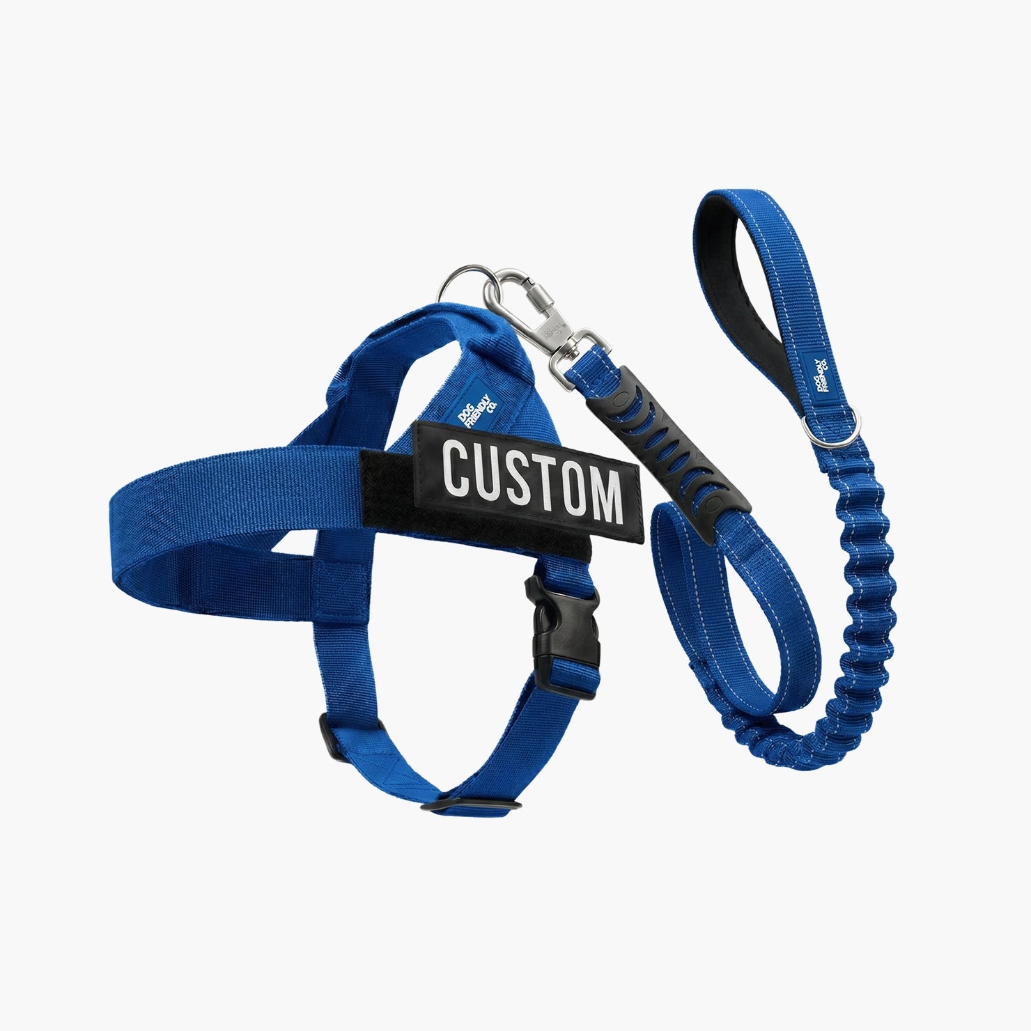 Dog Signature Kit, Harness & Leash Bundle - Classic Blue – Dog