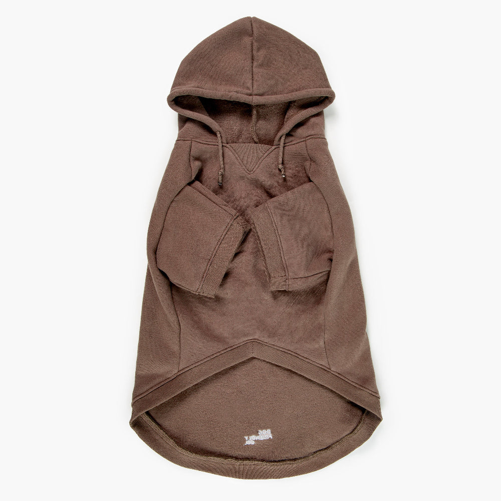 Winter Dog Hoodies - Brown