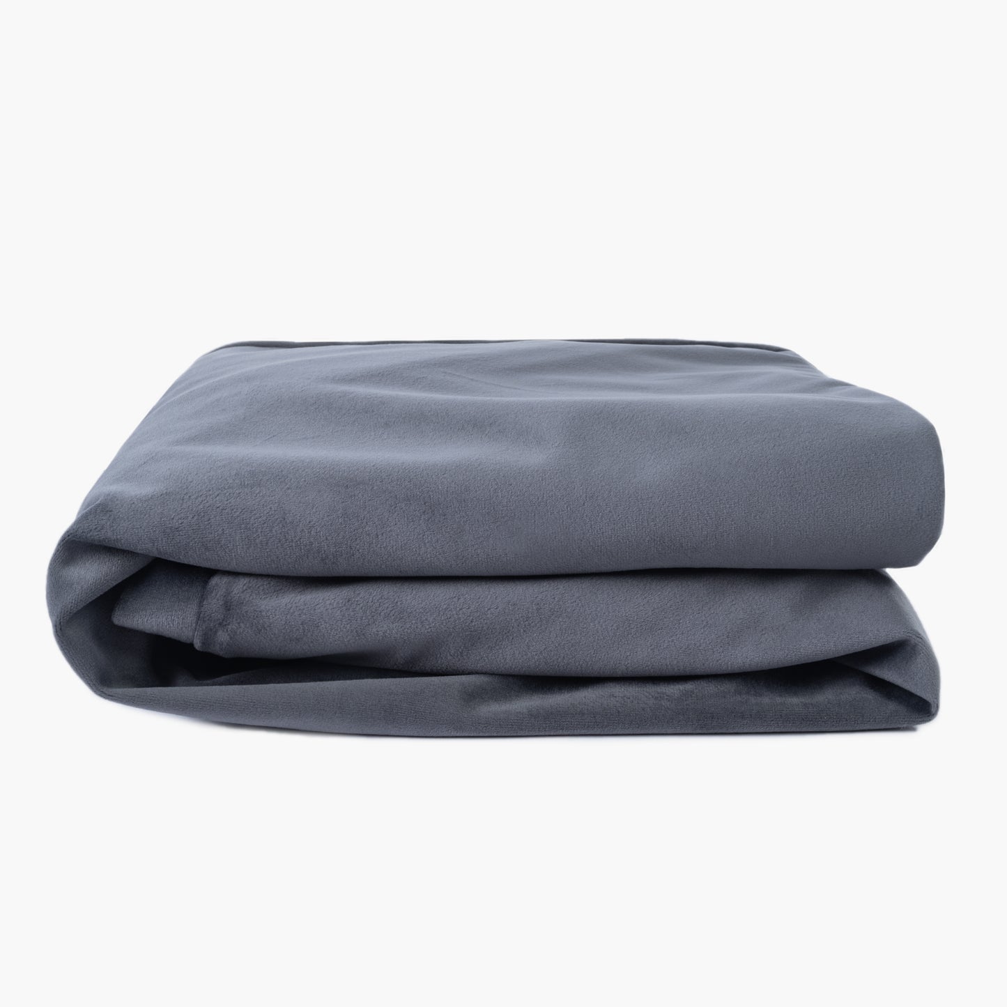 Velvet Easy Fit Dog Bed Cover - Charcoal