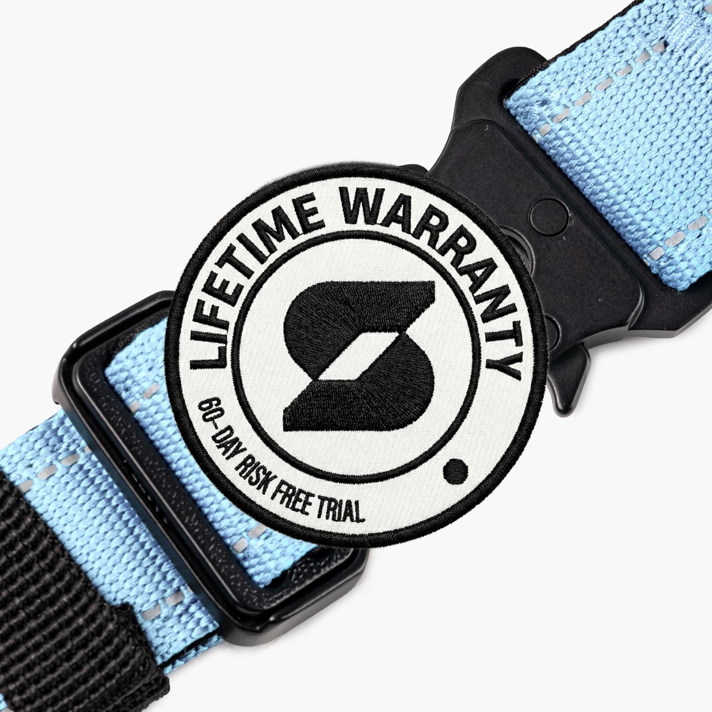 Tactical Dog Collar - Sky Blue