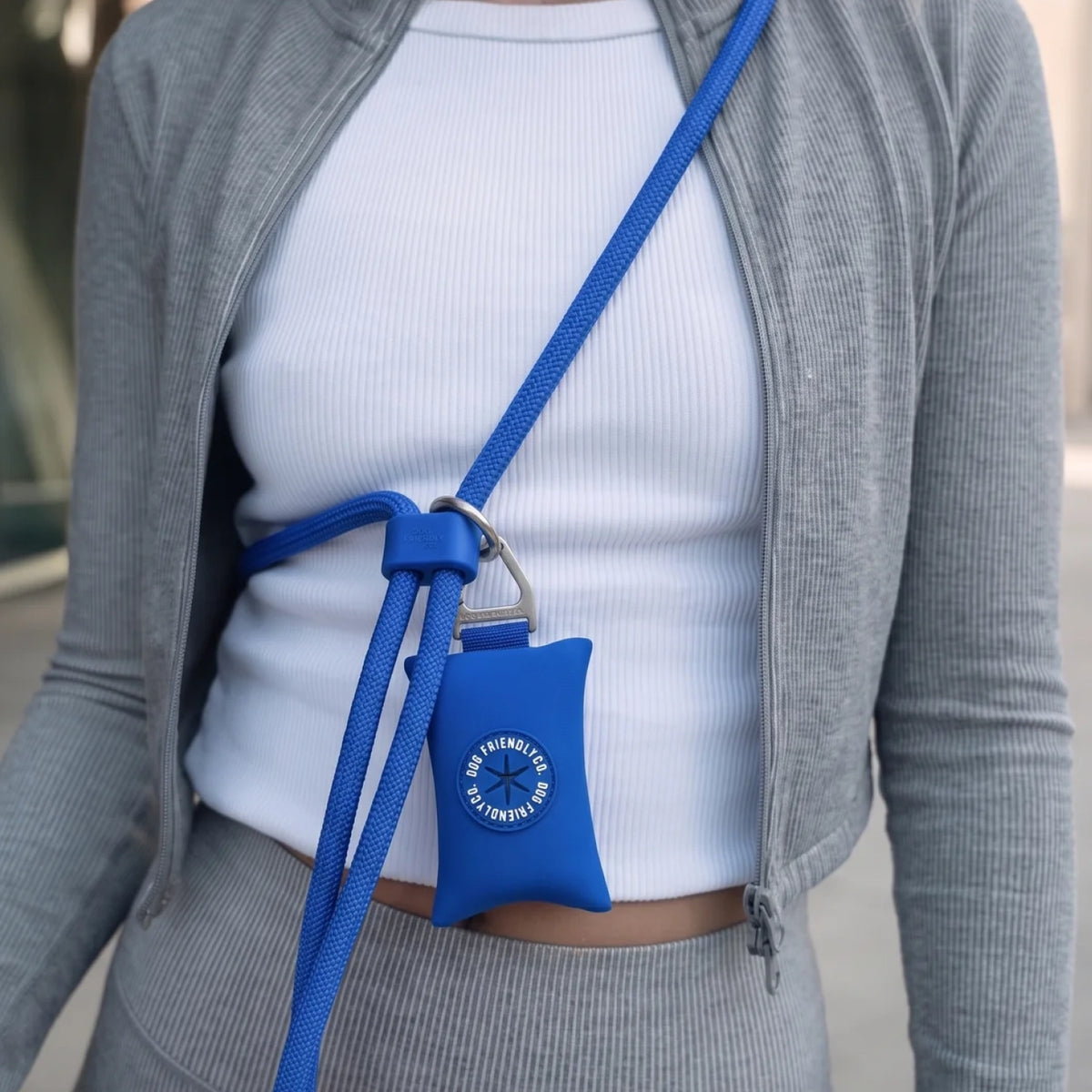 Hands Free Leash - Classic Blue