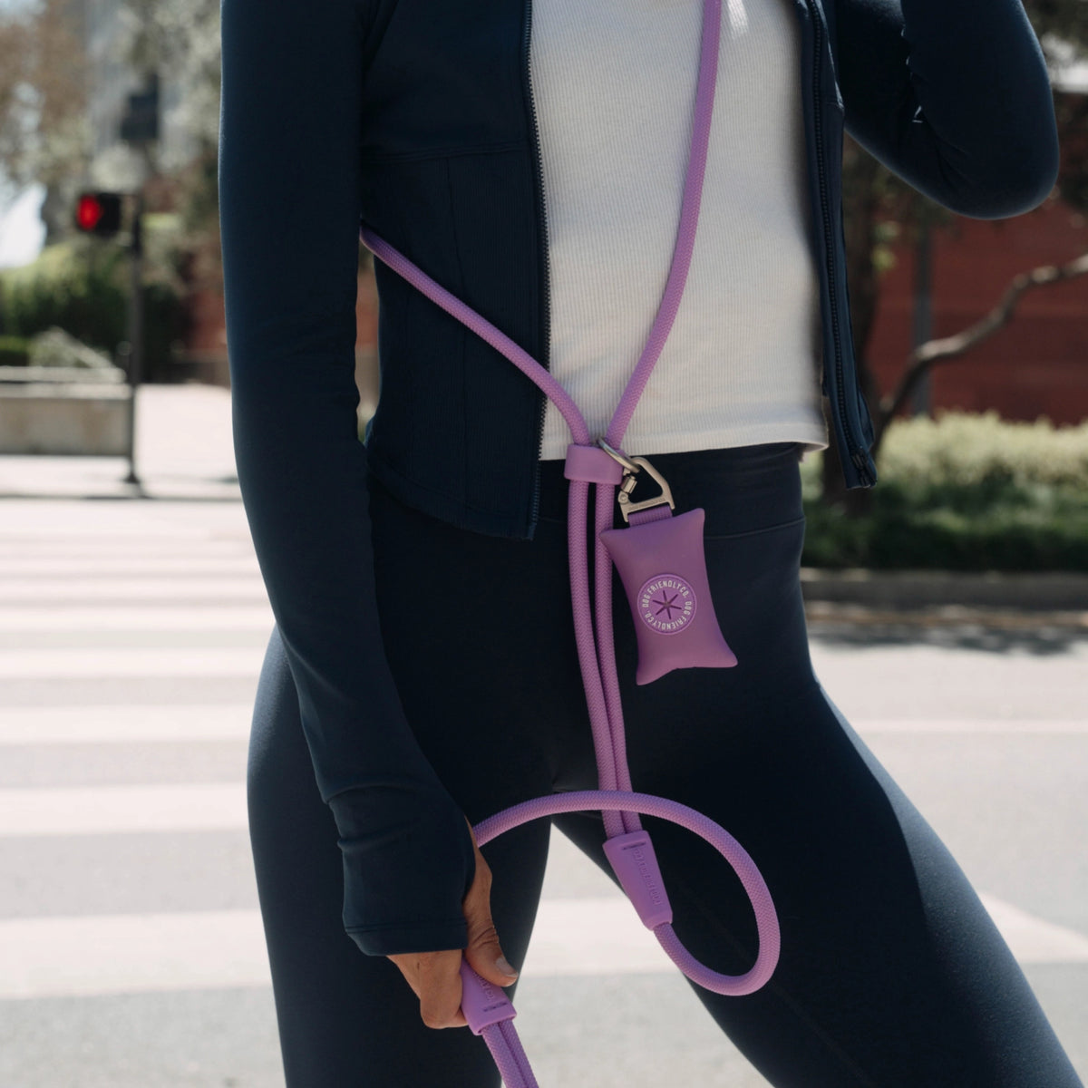 Hands Free Leash - Purple