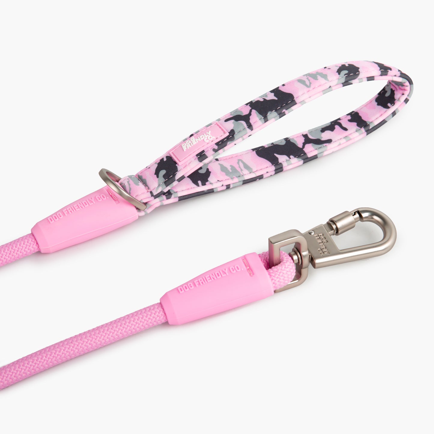 Rope Dog Leash - Pink Camo