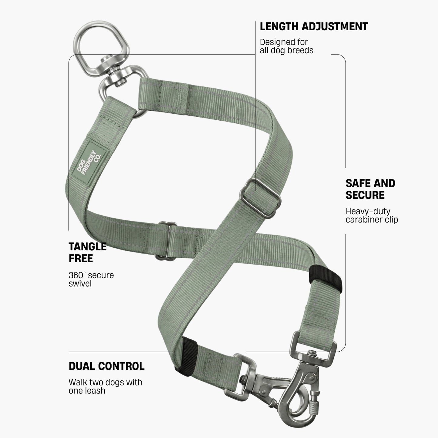 Leash Splitter - Khaki