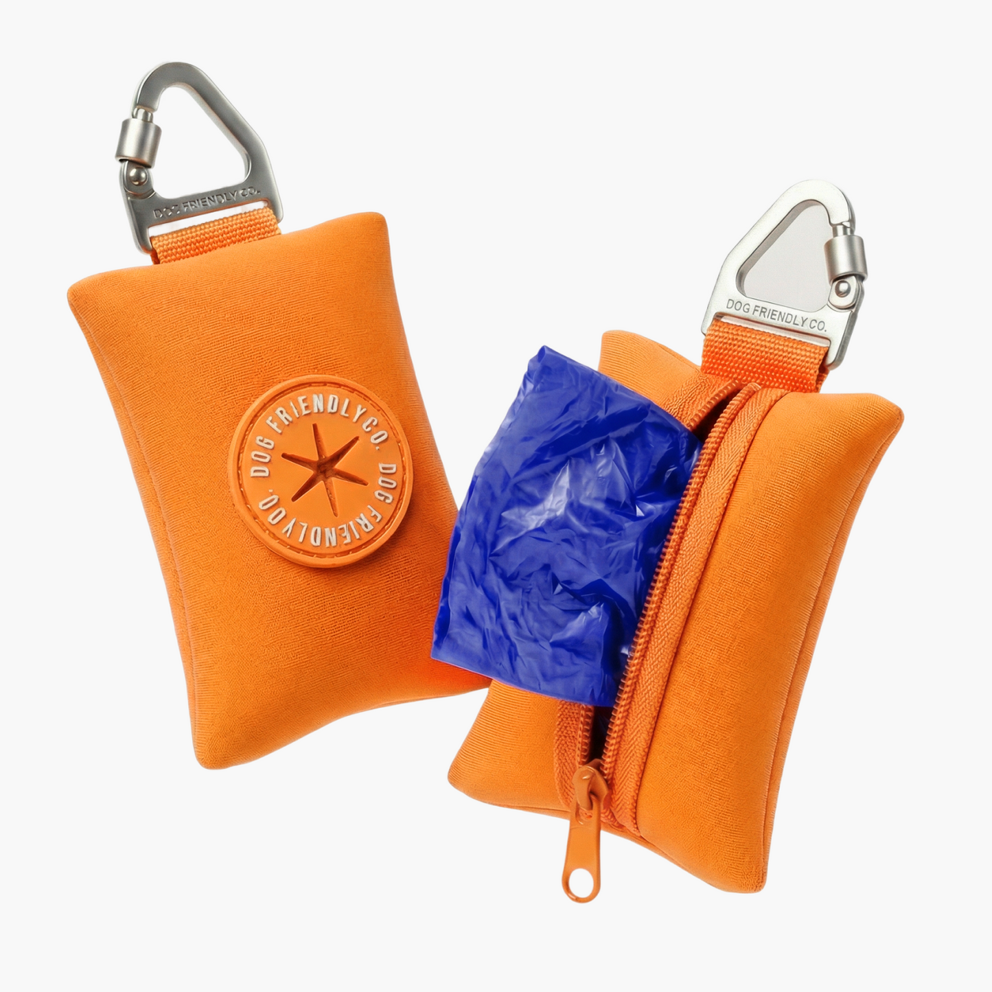 Dog Poop Bag Holder - Hi-Vis Orange