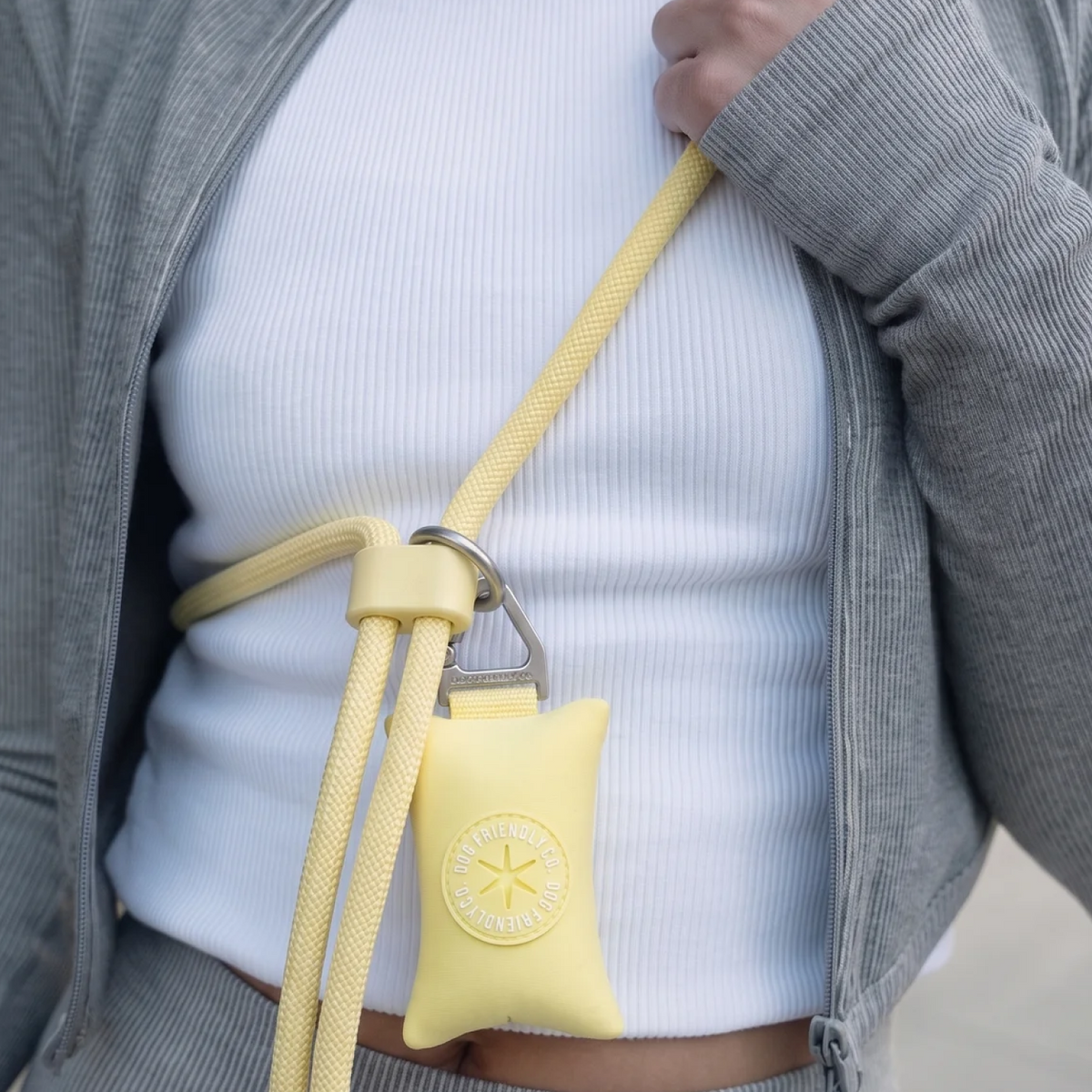 Dog Poop Bag Holder - Yellow