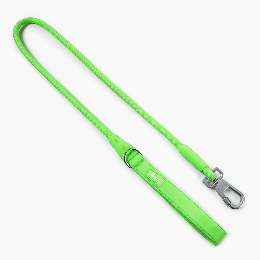 Rope Dog Leash - Neon Green