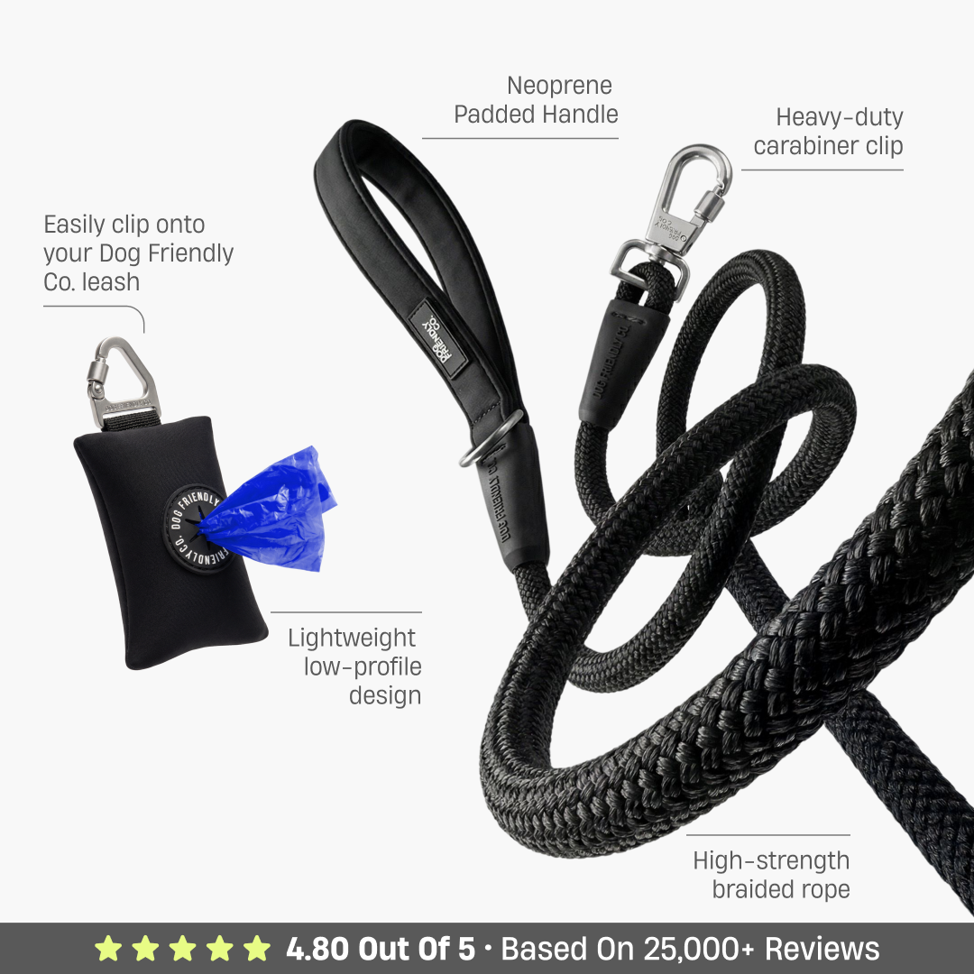 Get Leash at 30% OFF + FREE Poop Bag Holder