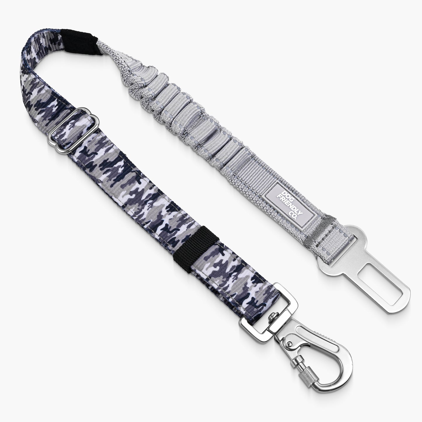 Dog Seat Belt - Grey Camo