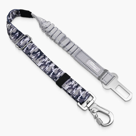 Dog Seat Belt - Grey Camo