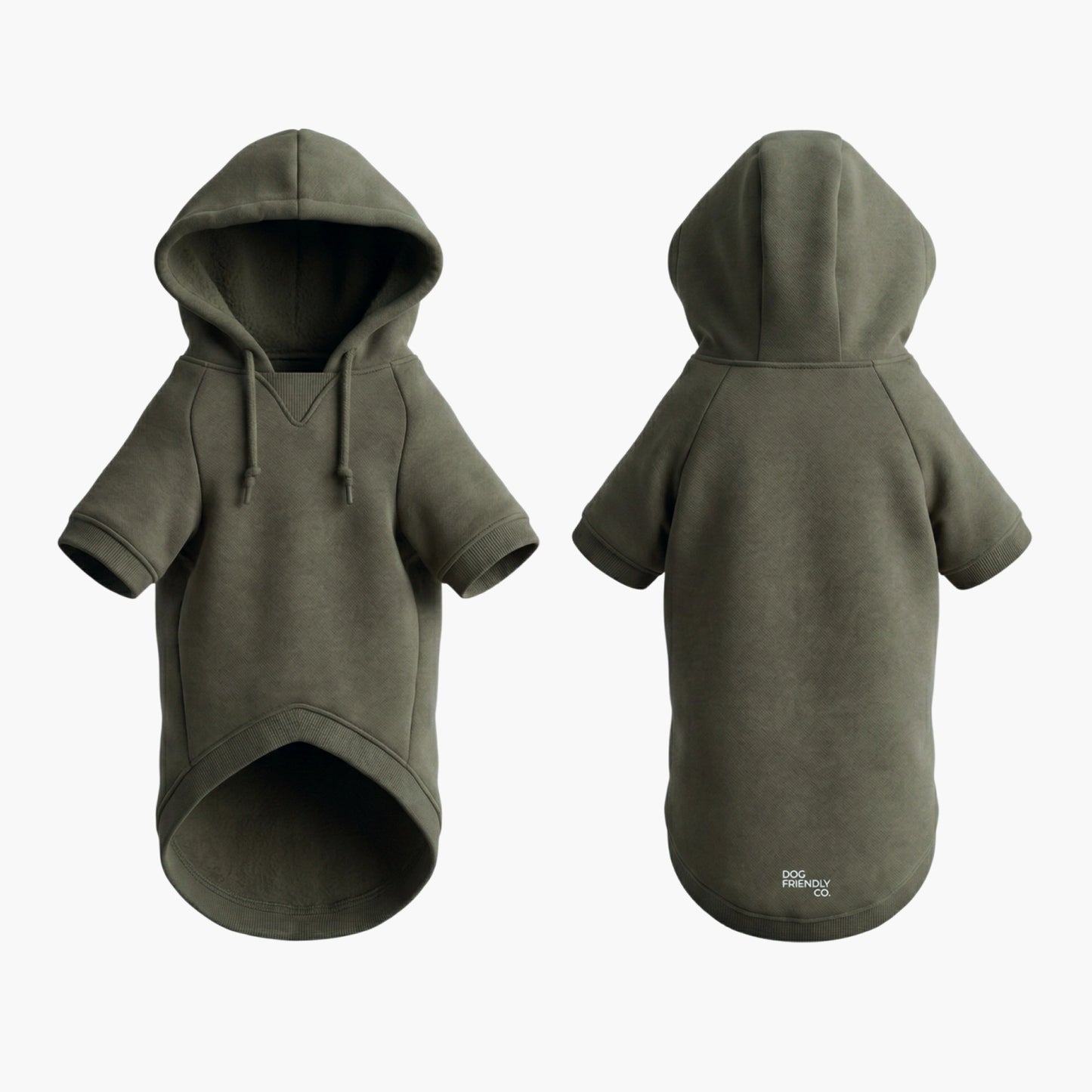Signature Dog Hoodie - Khaki