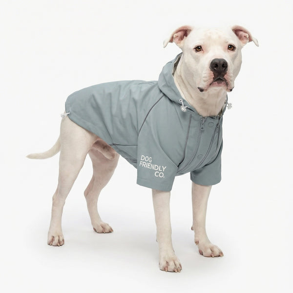 Storm Pro Dog Raincoat - Grey – Dog Friendly Co.