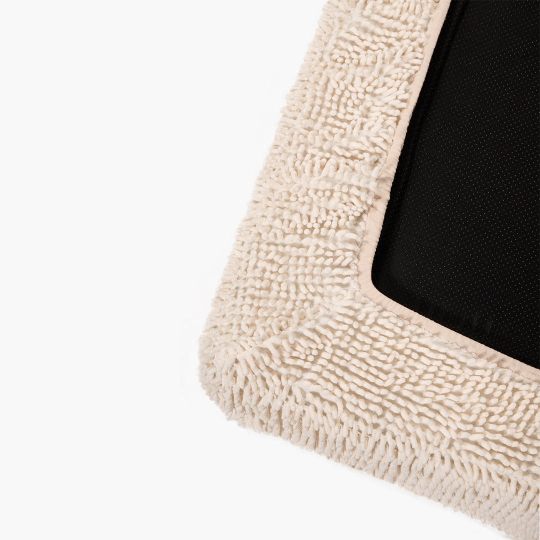 Plush Nap Easy Fit Dog Bed Cover - Cream