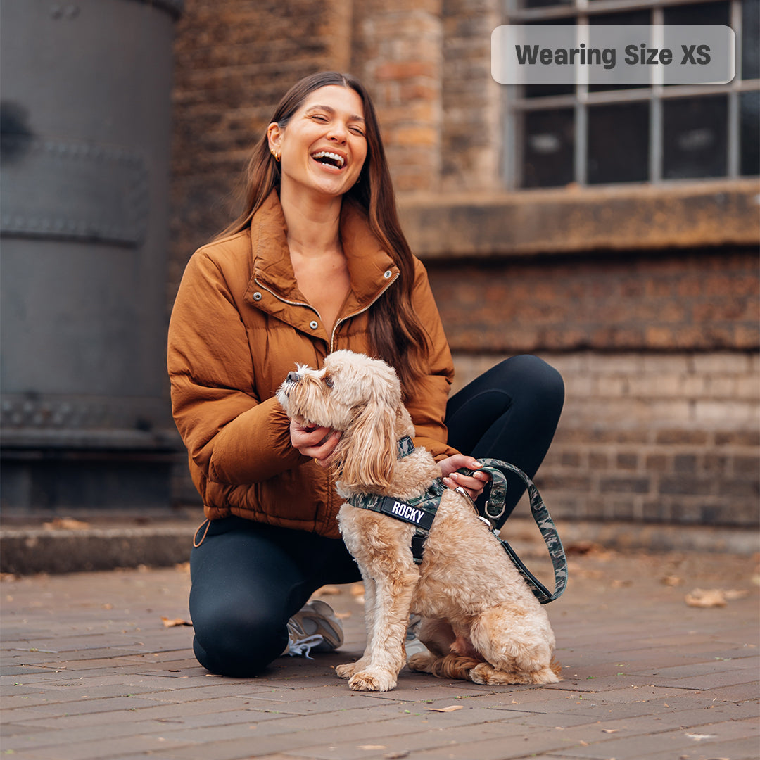 Dog Harness - Green Camo